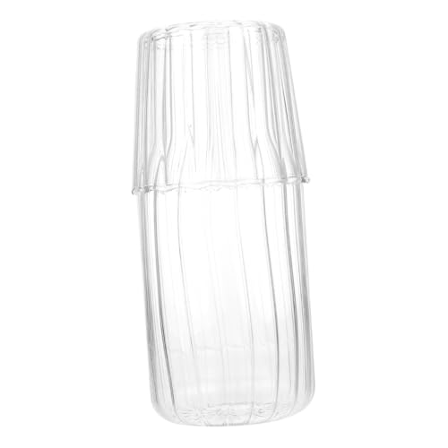 Ipetboom Kühler Wasserkocher Set mit Becher Hochborosilikatglas Lebensmittelsicher Design Temperaturbeständig für Getränke Zuhause von Ipetboom