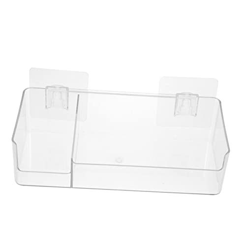 Ipetboom Kühlschrank Organizer Box mit Doppeltem Fach Langlebiger Gefrierschrank Aufbewahrungsbehälter für Gemüse und Snacks Platzsparend für Kühlschrank Seitentür Praktischer von Ipetboom