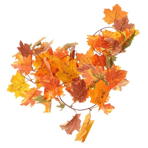 Ipetboom Künstliche Ahornblatt Dekoration Halloween Thanksgiving Simulation Pflanzenranke mit Dunkelbraunen Blättern Vielseitig für Party Wand und Tür Langlebige Herbstgirlande Ipetboom Künstliche Ahornblatt Dekoration Halloween Thanksgiving Simulation Pflanzenranke mit Dunkelbraunen Blättern Vielseitig für Party Wand und Tür Langlebige Herbstgirlande von Ipetboom