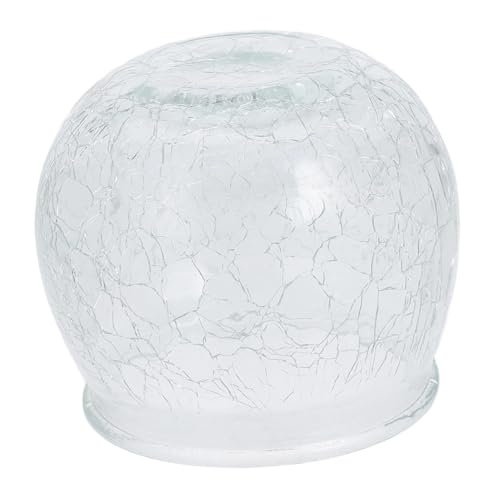 Ipetboom Lampenschirm Kugel Glas Eisblumen Muster Garten Beleuchtung Dekoration Außenbereich Sphärischer Lampenschirm Ersatz für Garten Terrassenleuchten von Ipetboom