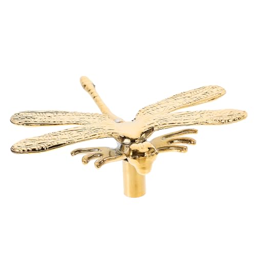 Ipetboom Libellenförmiger Messing schrankknopf Vintage Möbelgriff für Kommoden Kleiderschränke Robustes Design Einfache Montage Dekorativer Ersatzgriff Ipetboom Libellenförmiger Messing schrankknopf Vintage Möbelgriff für Kommoden Kleiderschränke Robustes Design Einfache Montage Dekorativer Ersatzgriff von Ipetboom