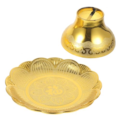 Ipetboom Lotusfrucht Schale aus Kunststoff Erhöhte Opferschale mit Stabilem Design Buddhistisches Opfertablett für Tempel und Heimdekoration Vielseitig als Obst und Wiederverwendbar Ipetboom Lotusfrucht Schale aus Kunststoff Erhöhte Opferschale mit Stabilem Design Buddhistisches Opfertablett für Tempel und Heimdekoration Vielseitig als Obst und Wiederverwendbar von Ipetboom