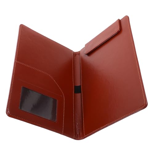 Ipetboom Magnetisches Klemmbrett Schreibbrett aus Hochwertigem PU Flexibles Kleines Clipboard mit Aktenordner Notizbrett für Restaurant Büro Hotel Tragbares Schreibbrett für Rechnungen und von Ipetboom