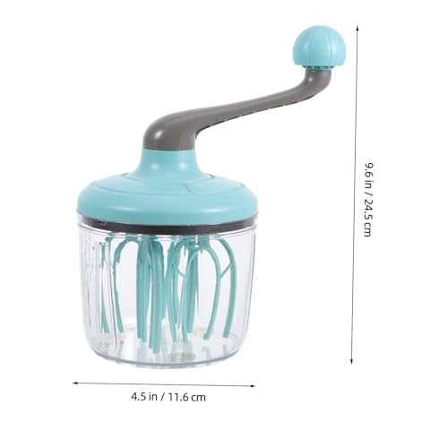 Ipetboom Manueller Handquirl aus Edelstahl Ergonomischer Leichter Eierschläger zum Schnellen Effektiven Rühren für Backen und Kochen Heimischen Küche Grünes Design Wiederverwendbar von Ipetboom