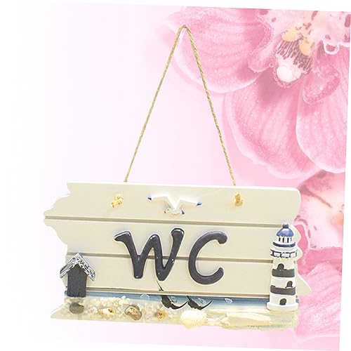 Ipetboom Mediterranes Hängendes Wc Schild aus Holz Kreative Türplakette Design Stilvolle Bad und Toilettendekoration Langlebiges Premium Holz Geeignet für Öffentliche und Private Wc Ipetboom Mediterranes Hängendes Wc Schild aus Holz Kreative Türplakette Design Stilvolle Bad und Toilettendekoration Langlebiges Premium Holz Geeignet für Öffentliche und Private Wc von Ipetboom