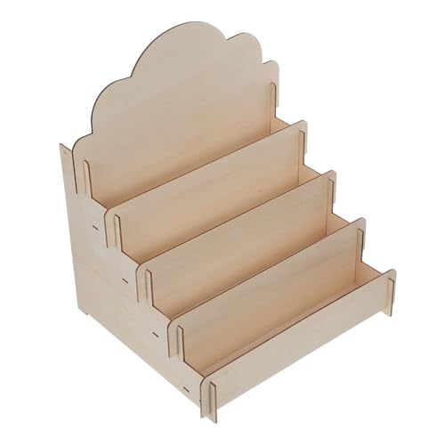 Ipetboom Mehrstufiger Holzhalter für Grußkarten und Kosmetik Multifunktionaler Organizer mit Stabilem Regaldesign als Präsentationsständer für Postkarten Poster und Schminkutensilien Ipetboom Mehrstufiger Holzhalter für Grußkarten und Kosmetik Multifunktionaler Organizer mit Stabilem Regaldesign als Präsentationsständer für Postkarten Poster und Schminkutensilien von Ipetboom