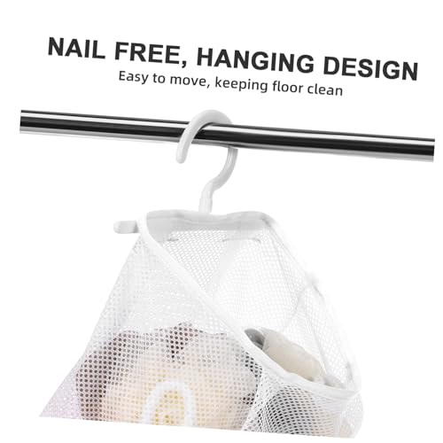 Ipetboom Mehrzweck Hängender Netz Aufbewahrungsbeutel Weiß Langlebig mit Verstärkter Platzsparend für Wäscheklammern Obst Gemüse Kosmetik und Haushaltskleinteile Wiederverwendbar und Leicht Ipetboom Mehrzweck Hängender Netz Aufbewahrungsbeutel Weiß Langlebig mit Verstärkter Platzsparend für Wäscheklammern Obst Gemüse Kosmetik und Haushaltskleinteile Wiederverwendbar und Leicht von Ipetboom