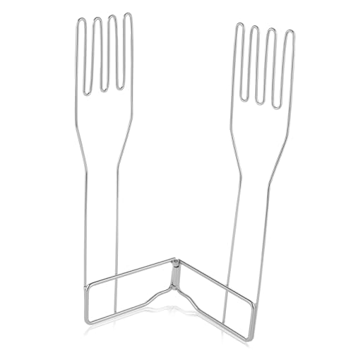 Ipetboom Metall Handschuhhalter Faltbar Platzsparend Langlebig Vielseitiger Handschuh trockner für Küchenspüle Eleganter Organizer für Küchenhandschuhe Geschirrtücher und Handtücher von Ipetboom