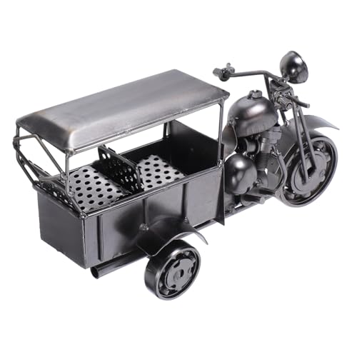 Ipetboom Metall Vintage Dreirad Modell Retro Design Stabile Konstruktion Niedliche Desktop Dekoration Für Büro und Zuhause von Ipetboom