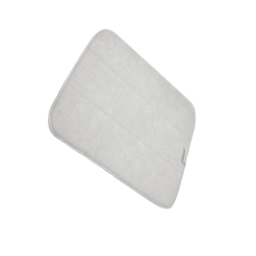 Ipetboom Mikrofaser Abtropfmatte Beige Rutschfeste Küchentheke Trocknungsmatte Vielseitige Drainmatte für Geschirr Pfannen Gläser Faltbar Einfach zu Reinigen Wasserabsorbierend Hygienische von Ipetboom