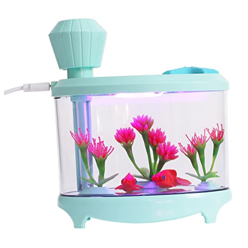 Ipetboom Mini Fisch Tank Luftbefeuchter mit Nachtlicht Kreativer USB Diffusor für Schlafzimmer und Zuhause Entspannendes Benutzerfreundlich Hygienischer Wassertank für Freunde und Familie Ipetboom Mini Fisch Tank Luftbefeuchter mit Nachtlicht Kreativer USB Diffusor für Schlafzimmer und Zuhause Entspannendes Benutzerfreundlich Hygienischer Wassertank für Freunde und Familie von Ipetboom