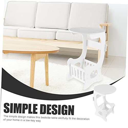 Ipetboom Runder Minitisch Runder Couchtisch Tisch Rund Beistelltisch Nachttischständer Weißer Teetisch Mini-kaffeetisch Schlafzimmermöbel Für Wohnzimmer Esszimmer Bad Küche Lagerung Rack Ipetboom Runder Minitisch Runder Couchtisch Tisch Rund Beistelltisch Nachttischständer Weißer Teetisch Mini-kaffeetisch Schlafzimmermöbel Für Wohnzimmer Esszimmer Bad Küche Lagerung Rack von Ipetboom