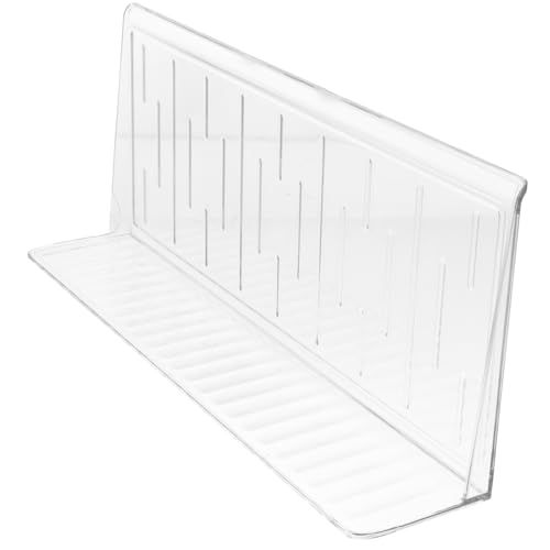 Ipetboom Modernes Transparentes Wandmontiertes Badregal Großer Bohrfreier Organizer Schwebendes Ablagefach für Handtücher Kosmetik und Dekoration Platzsparende Badezimmeraufbewahrung von Ipetboom
