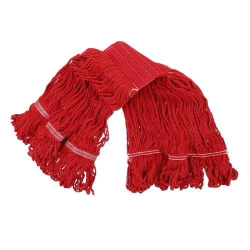 Ipetboom Mop Kopf Ersatz für Robuster Waschbarer Mop Kopf für Industrielle Anwendungen Rot für Fliesen Linoleum und Ipetboom Mop Kopf Ersatz für Robuster Waschbarer Mop Kopf für Industrielle Anwendungen Rot für Fliesen Linoleum und von Ipetboom