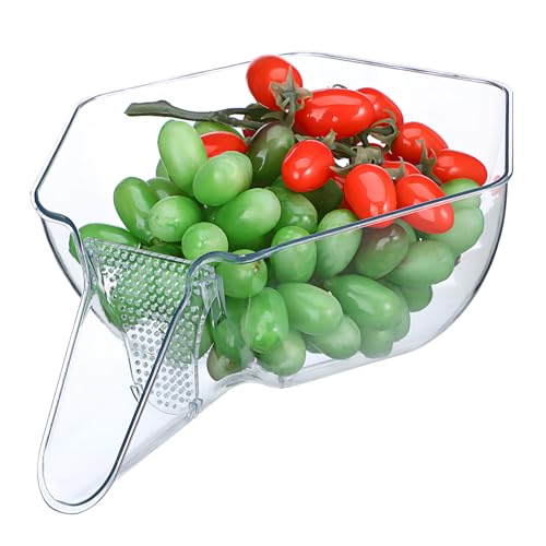 Ipetboom Multifunktionaler Abtropfkorb mit Großem Fassungsvermögen Reissieb und Siebschüssel für Küche Effizientes Filtersieb mit Ausguss zum Schnellen Reinigen von Reis und Obst Ipetboom Multifunktionaler Abtropfkorb mit Großem Fassungsvermögen Reissieb und Siebschüssel für Küche Effizientes Filtersieb mit Ausguss zum Schnellen Reinigen von Reis und Obst von Ipetboom