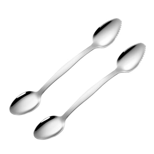 Ipetboom Multifunktionaler Edelstahl Schaber und Dessertlöffel für Obst und Gemüse Hitzebeständig Lebensmittelecht für Küche Restaurant von Ipetboom