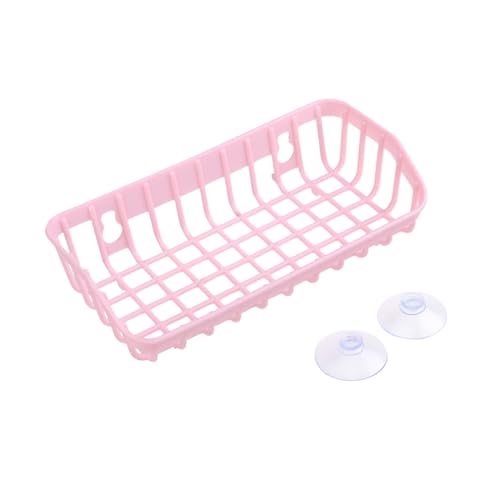 Ipetboom Multifunktionales Doppelsauger Aufbewahrungsregal aus Kunststoff Tragkraft Abtropfendes Küchen und Badezimmer Wandregal Installieren für Schwamm und Bürsten Ipetboom Multifunktionales Doppelsauger Aufbewahrungsregal aus Kunststoff Tragkraft Abtropfendes Küchen und Badezimmer Wandregal Installieren für Schwamm und Bürsten von Ipetboom