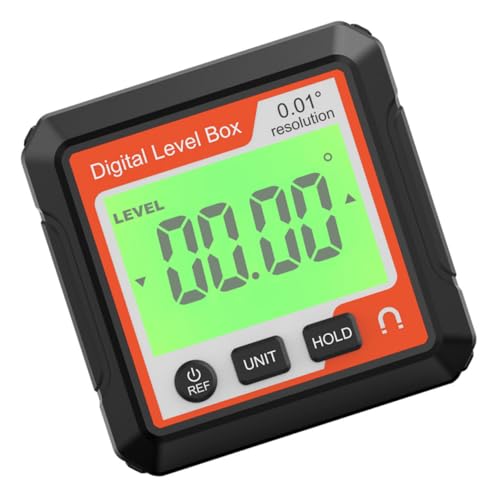 Ipetboom Neigungsmesser mit Magnet Mini Winkelmesser und Wasserwaage Tragbares Multifunktionswerkzeug für Präzise Winkel Neigungsmessung bei Handwerk Holzverarbeitung und Maschinenbau von Ipetboom