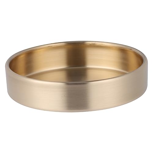 Ipetboom Nordic Stil Schmuck Aufbewahrung Tablett aus Reinem Kupfer Dekorative Schale für Schmuck Nüsse und Snacks Eleganter Organizer für Schreibtisch und von Ipetboom