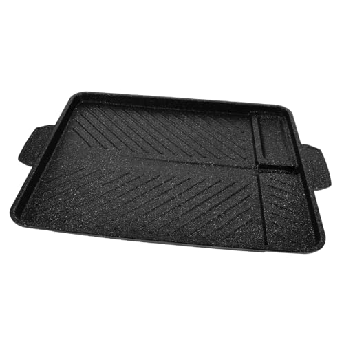 Ipetboom Outdoor Grillpfanne Antihaftbeschichtet Rechteckige Multifunktionale Steak und Backplatte Robust mit Hitzeschutzgriffen Für Haushalt Camping und Bbq Geeignet Ipetboom Outdoor Grillpfanne Antihaftbeschichtet Rechteckige Multifunktionale Steak und Backplatte Robust mit Hitzeschutzgriffen Für Haushalt Camping und Bbq Geeignet von Ipetboom