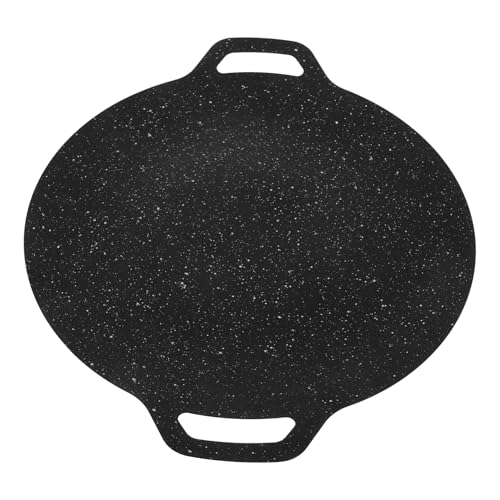 Ipetboom Outdoor Grillpfanne Extra Dicke Bbq Bratpfanne mit Antihaftbeschichtung Gleichmäßige Wärmeverteilung für Camping und Barbecue Robuste Koreanische Grillplatte von Ipetboom