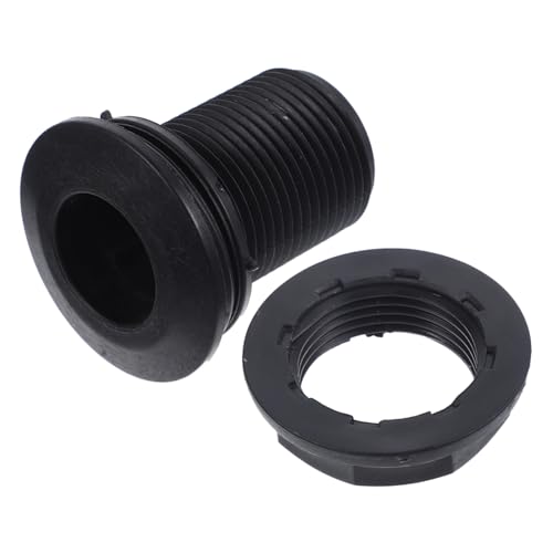 Ipetboom PVC Gewindeschottverschraubung Tankadapter mit Silikondichtung Robustes Material Passend für Regenfässer Aquarien Teiche und Wassertanks Kompakt und Leicht für Gartennutzung Ipetboom PVC Gewindeschottverschraubung Tankadapter mit Silikondichtung Robustes Material Passend für Regenfässer Aquarien Teiche und Wassertanks Kompakt und Leicht für Gartennutzung von Ipetboom