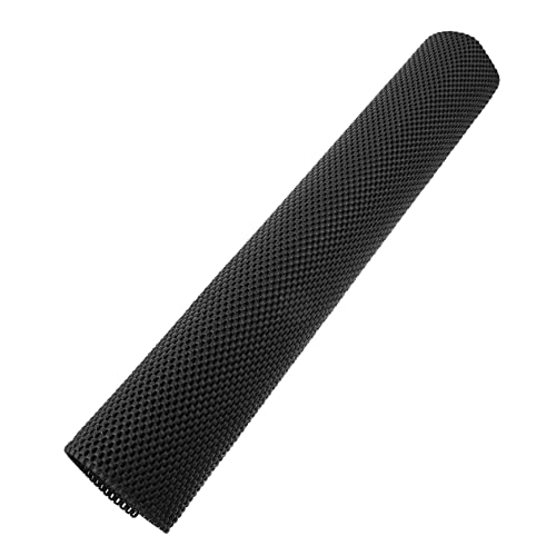Ipetboom PVC Rutsch Bodenmatte mit Hohlem Design Rutschfester Türpuffer Umweltfreundlich und Vielseitig Zuschneidbar für Haushalt Küche und Bad Schwarze Bodenschutzmatte von Ipetboom