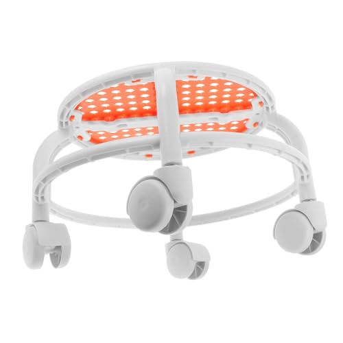 Ipetboom Roller Hocker Mit Rädern Niedriger Drehstuhl Für Pediküre Und Maniküre Kleiner Rundstuhl Flexibel Und Leicht Für Salon Und Zuhause von Ipetboom