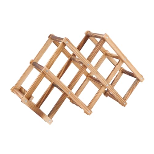 Ipetboom Praktisches Weinregal aus Hochwertigem Holz Stauraum Freistehend Modernes Design für Küche Bar Wohnzimmer Weinaufbewahrung und Dekoration Ipetboom Praktisches Weinregal aus Hochwertigem Holz Stauraum Freistehend Modernes Design für Küche Bar Wohnzimmer Weinaufbewahrung und Dekoration von Ipetboom