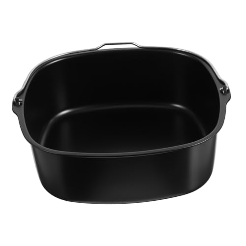 Ipetboom Quadratischer Carbonstahl Kuchenform Luftfritteuse Zubehör Hochtemperaturbeständig Antihaftbeschichtet Kompatibel für Backofen und Fritteuse von Ipetboom