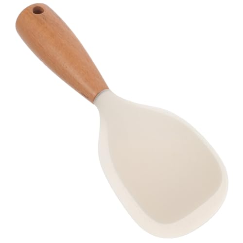 Ipetboom Reisspatel Hitzebeständig Wärmeisolierend Lebensmittelecht Rutschfest Küchenhelfer für Reis Servieren und Kochen Wiederverwendbarer Reislöffel mit Ergonomischem Griff von Ipetboom