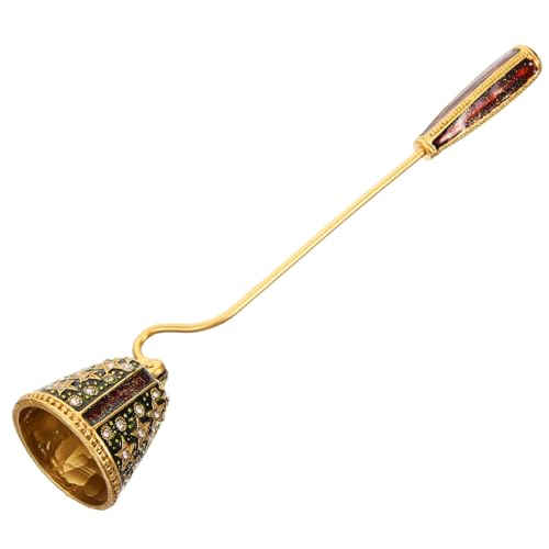 Ipetboom Rhinestone Kerzenlöscher mit Langem Griff Sicherer Flammenlöscher für Kerzenliebhaber Stilvolles Design mit Sternmotiv für Zuhause Hochzeit und Party Praktisches Löschzubehör von Ipetboom