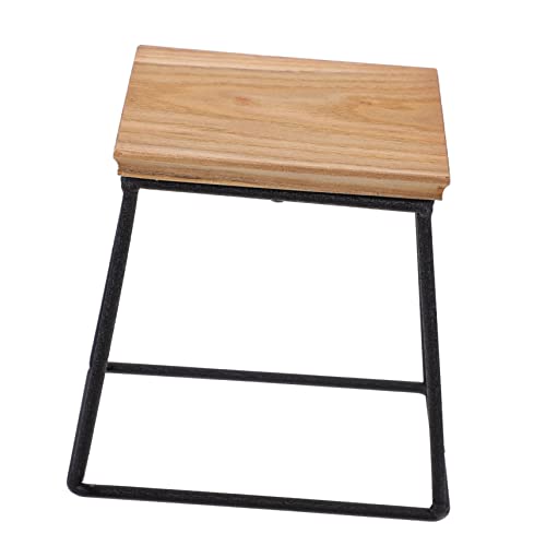 Ipetboom Robustes Holz Display Regal Stabiles Feinst Verarbeitetes Aufbewahrungsregal für Schlafzimmer und Büro Glatte Oberfläche Mobiles Dekoratives Handwerksstück Natürlicher Look von Ipetboom