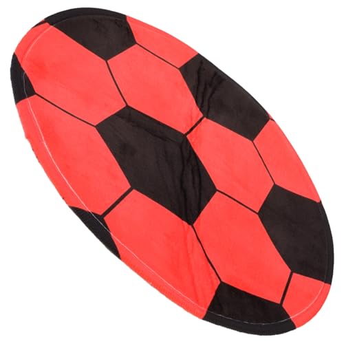 Ipetboom Runder Fußball Teppich rutschfeste Bodenmatte Wohnzimmer Schlafzimmer Badezimmer Anti rutschmatte Weicher Langlebiger Fußvorleger mit Trendigem Muster für Erwachsene Ipetboom Runder Fußball Teppich rutschfeste Bodenmatte Wohnzimmer Schlafzimmer Badezimmer Anti rutschmatte Weicher Langlebiger Fußvorleger mit Trendigem Muster für Erwachsene von Ipetboom