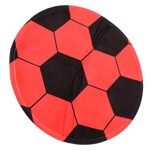 Ipetboom Runder Fußballteppich Antirutschmatte Waschbar Dekorativer Bodenteppich Für Kinderzimmer Wohnzimmer Schlafzimmer Jungen Ipetboom Runder Fußballteppich Antirutschmatte Waschbar Dekorativer Bodenteppich Für Kinderzimmer Wohnzimmer Schlafzimmer Jungen von Ipetboom