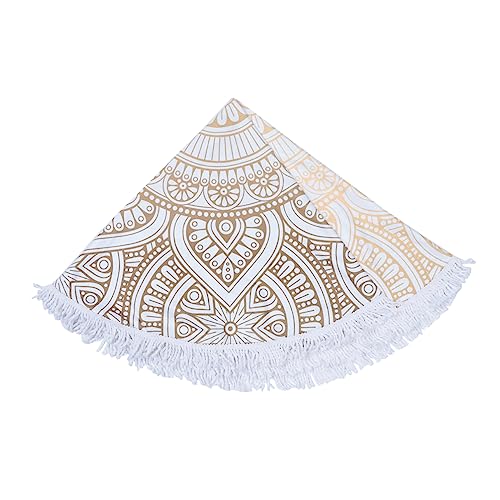 Ipetboom Runder Mandala Strandtuch Multifunktionale Picknickdecke Yogamatte Meditationsteppich Leicht und Tragbar für Strand Pool Camping und Zuhause Ipetboom Runder Mandala Strandtuch Multifunktionale Picknickdecke Yogamatte Meditationsteppich Leicht und Tragbar für Strand Pool Camping und Zuhause von Ipetboom