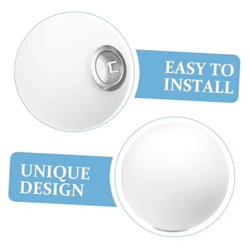 Ipetboom Rundglas Lampenschirm Ersatzschirm Ø für Pendelleuchte Tischlampe Deckenlampe Vielseitiger Lampenglasschirm mit Elegantem Design für Fassung Ipetboom Rundglas Lampenschirm Ersatzschirm Ø für Pendelleuchte Tischlampe Deckenlampe Vielseitiger Lampenglasschirm mit Elegantem Design für Fassung von Ipetboom