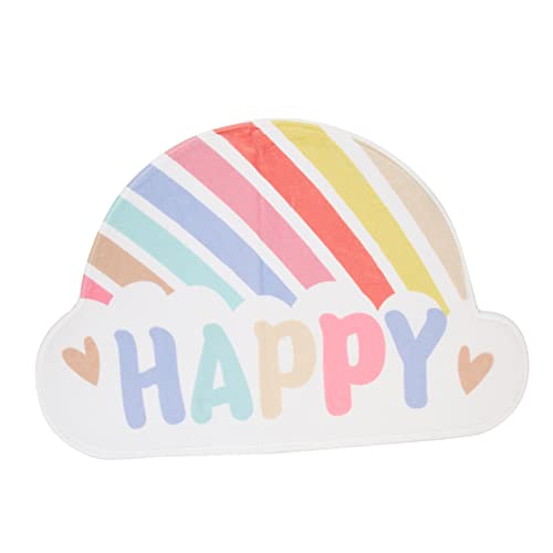 Ipetboom Rutsch Regenbogen Fußmatte Cartoon Badezimmerteppich für Wasserabsorption Rutschfestes Design für Bad und Eingangsbereich von Ipetboom