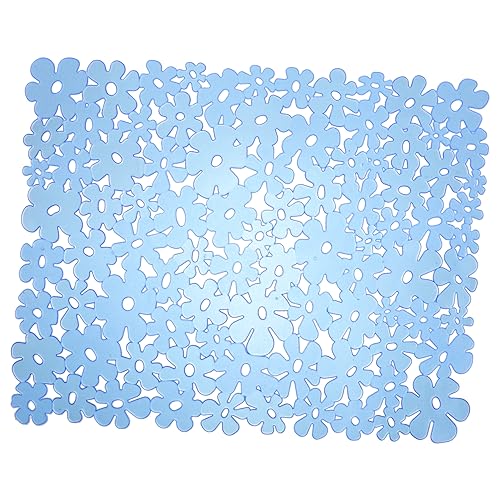 Ipetboom Rutschfeste Abtropfmatte für Küchenspüle PVC Schutzpad mit Hohlem Design Vielseitige Trocknungs und Schutzmatte Einfach zu Reinigen und Platzsparend Aufrollbar für Geschirr und von Ipetboom