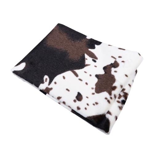 Ipetboom Rutschfester Teppich mit Kuhfell Motiv Spezielle Form Latex Polyester Flauschig und Strapazierfähig Kreatives Design für Wohnzimmer und Schlafzimmer Modische Wohnraumdekoration von Ipetboom