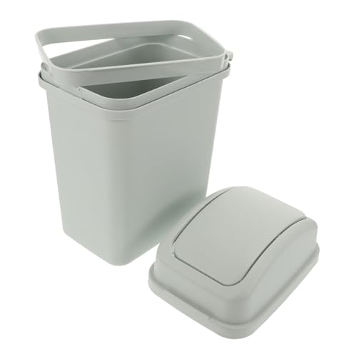 Ipetboom Schmaler Mülleimer mit Schwingdeckel Praktischer Abfalleimer aus Kunststoff für Badezimmer und Schlafzimmer Blau Platzsparend und Leicht zu Reinigen Ipetboom Schmaler Mülleimer mit Schwingdeckel Praktischer Abfalleimer aus Kunststoff für Badezimmer und Schlafzimmer Blau Platzsparend und Leicht zu Reinigen von Ipetboom