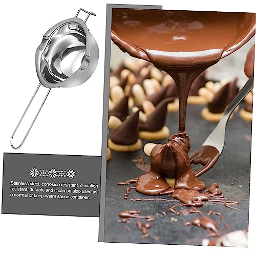 Ipetboom Schmelztopf mit Ergonomischem Griff Hitzebeständig und Langlebig zum Schmelzen von Butter Schokolade Wachs und Karamell Vielseitiges Küchenutensil für Wasserbad und Fondue von Ipetboom