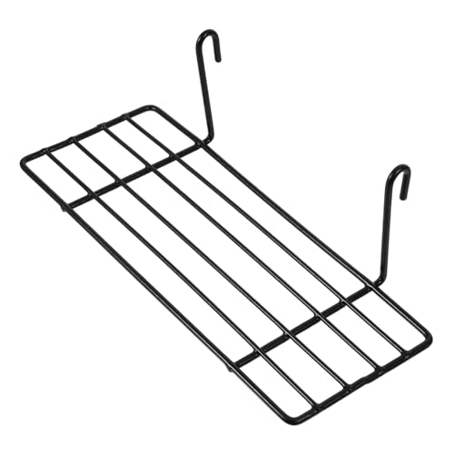 Ipetboom Schwarzes Drahtkorb Regal Gerades Wandregal für Gitterpaneel Stapelbares Aufbewahrungssystem zur Küchen und Badorganisation Platzsparend und Vielseitig für Wanddeko und Ordnung Ipetboom Schwarzes Drahtkorb Regal Gerades Wandregal für Gitterpaneel Stapelbares Aufbewahrungssystem zur Küchen und Badorganisation Platzsparend und Vielseitig für Wanddeko und Ordnung von Ipetboom