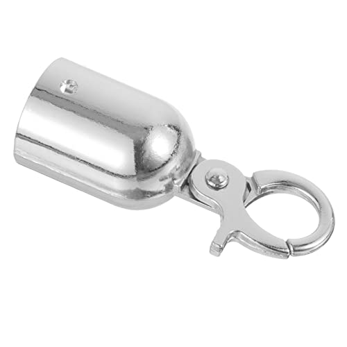 Ipetboom Seilendstopper mit Edelstahlhaken Robuste Kordelstopper für Sicherheitsisolierung und Menschenmengenlenkung Wiederverwendbar und Langlebig Passend für Concierge Geländer von Ipetboom