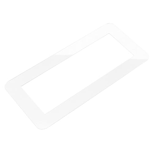 Ipetboom Selbstklebende Transparente Acryl Steckdosenabdeckung Schraubenlose Lichtschalter Schutzfolie Kratzfest Wasserabweisend für Wandsteckdosen in Haus Garage Büro von Ipetboom