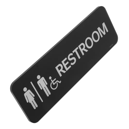 Ipetboom Selbstklebendes Wc schild Toiletten Türschild Badezimmer Tür Aufkleber Einfache Montage Langlebiges Design für Hotel Restaurant Büro und Gemeinschafts Toiletten von Ipetboom