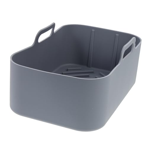 Ipetboom Silikon Ablage für Heißluftfritteuse Wiederverwendbare Backform Hitzebeständig für Einfache und für Gesundes Kochen Ipetboom Silikon Ablage für Heißluftfritteuse Wiederverwendbare Backform Hitzebeständig für Einfache und für Gesundes Kochen von Ipetboom