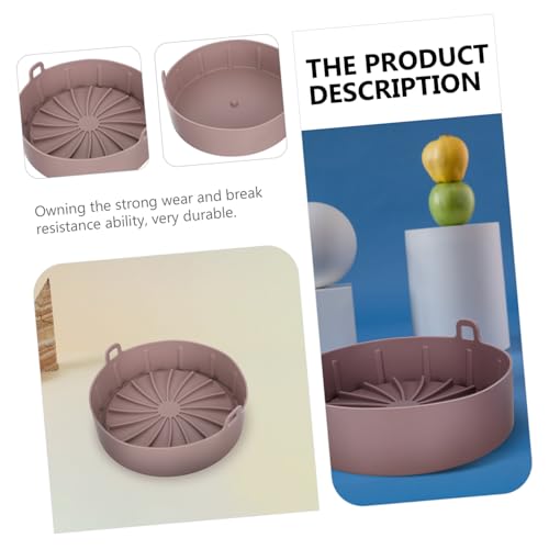 Ipetboom Silikon Air Fryer Backform Hitzebeständiger Backtopf für Heißluftfritteuse Multifunktionaler Silikonkorb zum Backen und Grillen Passend für Große Fritteusen Backzubehör Braun Ipetboom Silikon Air Fryer Backform Hitzebeständiger Backtopf für Heißluftfritteuse Multifunktionaler Silikonkorb zum Backen und Grillen Passend für Große Fritteusen Backzubehör Braun von Ipetboom