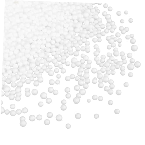 Ipetboom Sitzsack Füllmaterial Schaumstoffflocken Weiß Kissenfüllung für Bodenkissen Förmige Nackenstütze Bastelprojekte Leichte Geruchsfreie Polsterfüllung Vielseitig Einsetzbar von Ipetboom