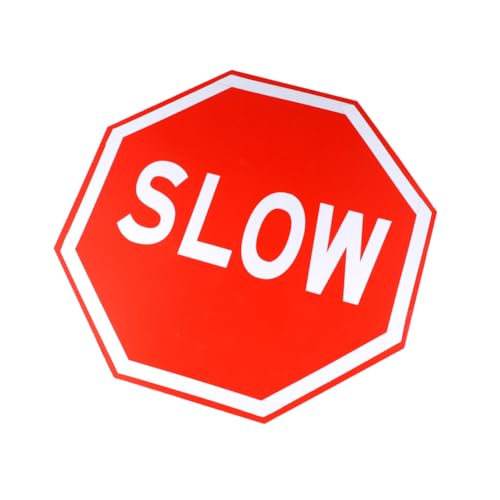 Ipetboom Slow Traffic Safety Sign Aluminium Verkehrszeichen Rot Weiß Langlebig Wetterfest für Innen und Außenbereiche Reguläres Warnschild für Bar Hotel Club Wanddekoration Ipetboom Slow Traffic Safety Sign Aluminium Verkehrszeichen Rot Weiß Langlebig Wetterfest für Innen und Außenbereiche Reguläres Warnschild für Bar Hotel Club Wanddekoration von Ipetboom